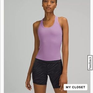 Lululemon - Cool Racerback Short Tank Top - Wisteria Purple